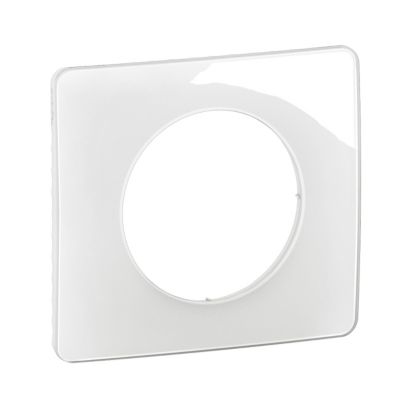 Plaque de finition 1 poste Legrand Céliane CP0021 coloris émaillé .90 x P.9 x H.82 mm