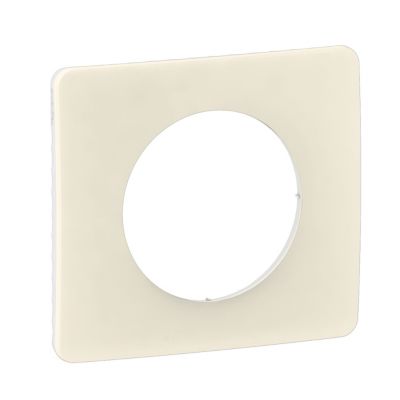 Plaque de finition 1 poste Legrand Céliane CP1121 coloris amande .90 x P.9 x H.82 mm