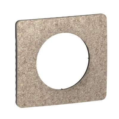 Plaque de finition 1 poste Legrand Céliane CP1521 coloris feutre .90 x P.9 x H.82 mm