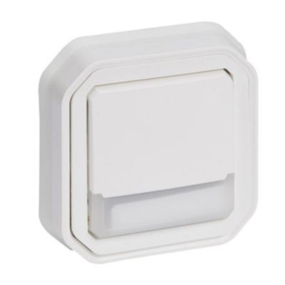 Poussoir inverseur lumineux Plexo IP55 Legrand