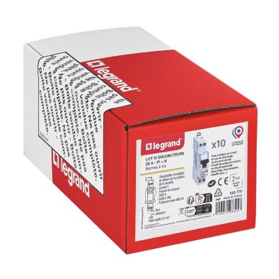 Disjoncteur DNX³ 1P+N lot de 10 Legrand - vue 2