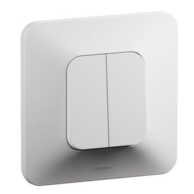 Interrupteur LEGRAND Neptune Double va et vient - vue 2