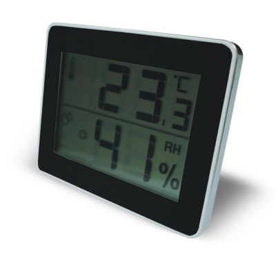 Thermomètre / Hygromètre avec écran LCD OTIO noir