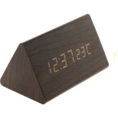 Thermomètre prisme finition effet chêne