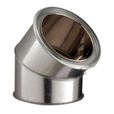 Elément de coude 45° Ø180 mm Poujoulat - Poujoulat