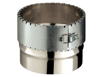 Raccord flexible / té ø150 mm Poujoulat RF 150 - 45150043/0