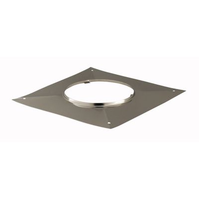 Plaque d'étanchéité carrée pour ø 80 mm Poujoulat