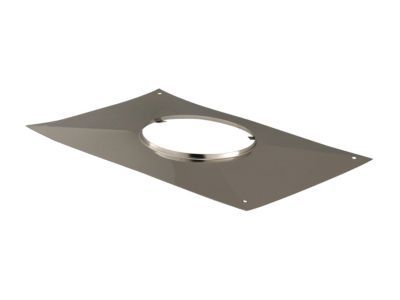 Plaque d'étanchéité rectangulaire pour ø150 mm Poujoulat