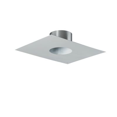 Plaque de finition tubage Inox ø 80 mm - Poujoulat