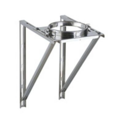 Support mural pour conduit inox ⌀100mm Poujoulat - Poujoulat