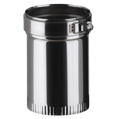 Raccord inox pour conduit émaillé 180-150 mm Poujoulat