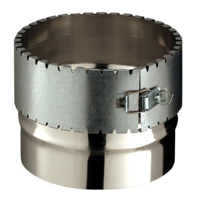 Raccord flexible conduit émaillé 180/180 mm Poujoulat