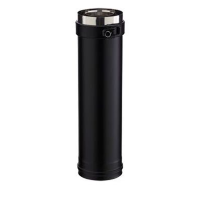 Elément droit de 450 mm 80-130 PGI RAL9030 Poujoulat