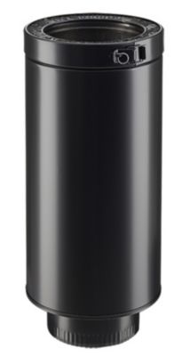 Elément droit plafond noir ø150 mm Poujoulat