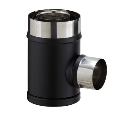 Té de raccordement ø80/130 PGI pour poêle à granulés Poujoulat