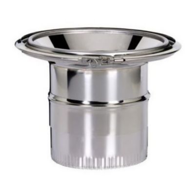 Réduction conique raccordement émaillé Poujoulat