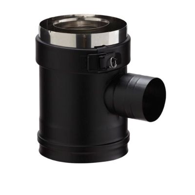 Elément droit de prise d'air à 90° 80/130 PGI Poujoulat