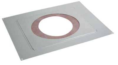 Plaque de distance de sécurité étanche rampant ø100 mm Poujoulat - Poujoulat