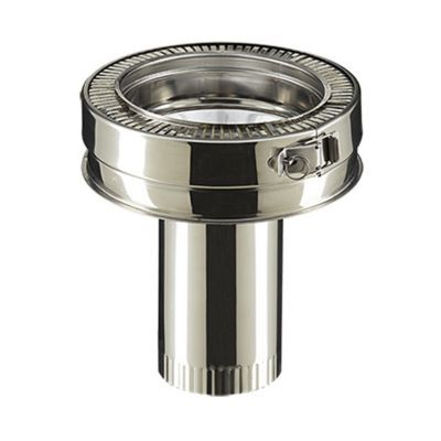 Réduction conique émaillé ø150 ø80 mm Poujoulat