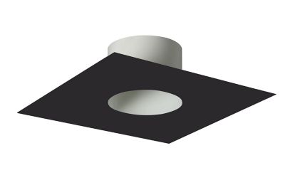 Plaque de finition tubage email POUJOULAT