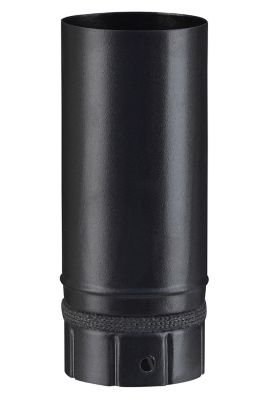 Tuyau de poêle à bois émaillé noir M+J ø 80 mm x L. 250 mm Poujoulat