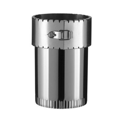 Raccord flexible conduit émaillé 150-80 mm Poujoulat