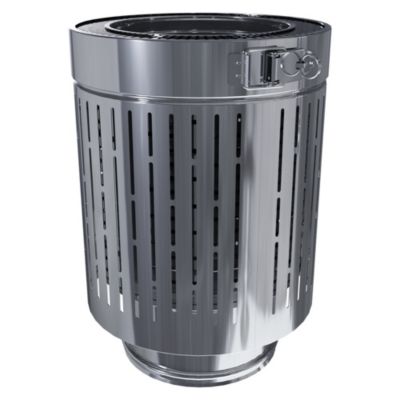 Déco start Therminox noir ø150 mm Poujoulat - Poujoulat