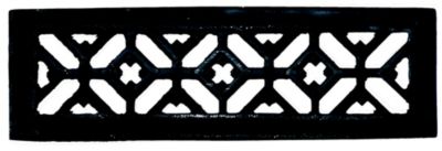 Grille de ventilation des cheminées fonte noir 230 x 70 mm DMO