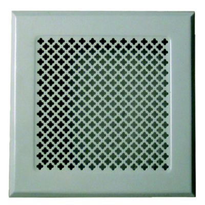 Grille de décompression avec précadre blanc 170 x 170 DMO