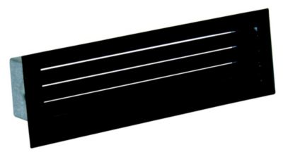 Grille de décompression avec précadre noir 195 x 60 DMO