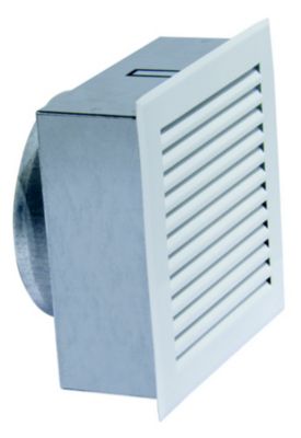 Bouche de soufflage d'air chaud blanche 170 x 170 mm blanc DMO