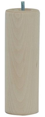 Pied de lit cylindrique H. 200 mm x ø70 mm brut