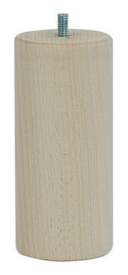 Pied de lit cylindrique H. 150 mm x ø70 mm brut