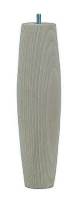 Pied de lit olive H. 250 mm x Ø 68 mm brut