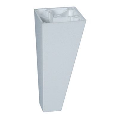 Pied de meuble triangulaire H. 100 mm x 45 mm x 45 mm blanc