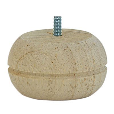 Pied de lit model 05 H. 50 mm x Ø 85 mm brut