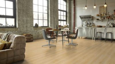 Lame PVC clipsable Essence L.120x l.20cm décor bois naturel Tarkett