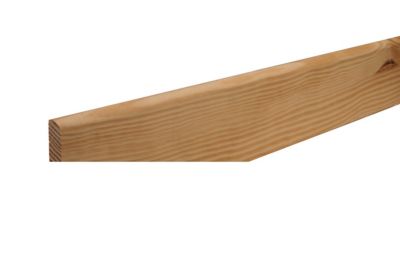 Plinthe arrondie pin rustique 200 x 7 cm, ép.10 mm