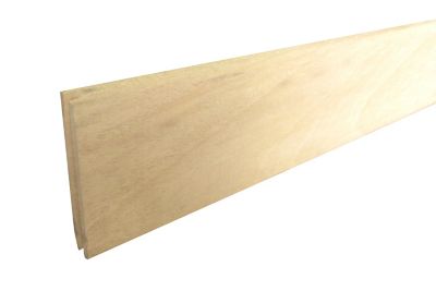 Plinthe arrondie ayous 240 x 7 cm, ép.10 mm