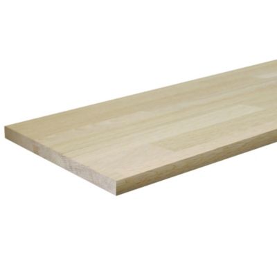 Tablette en chêne massif naturel 30 x 200 cm, ép.18 mm