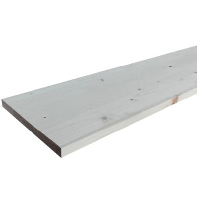 Tablette rustique en épicéa naturel 20 x 120 cm, ép.18 mm