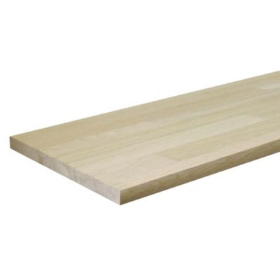 Tablette en chêne naturel 60 x 200 cm, ép.18 mm