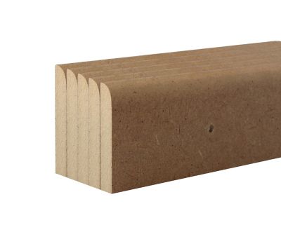 Plinthe réversible MDF 200 x 7 cm, ép.10 mm (vendu par lot de 5)
