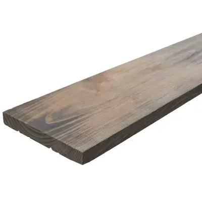 Planche pin maritime finition huilé grisé 198 x 17,7 cm ép.20 mm