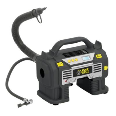 Gonfleur compresseur FARTOOLS 18V 1100KPA 11Bar écran digital indicateur de pression - vue 2