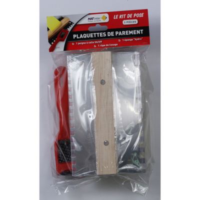 Kit de pose pour plaquettes de parement - 3 éléments