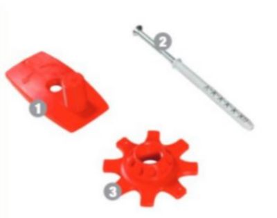 Lot de 10 kits d'appui de contre-cloison 140 mm Soprema