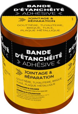 Bande d'étanchéité Soprema terre cuite 15cm x 5m, ép.1.1mm