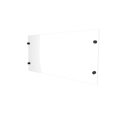 Verre synthétique + supports garde-corps Prestio ral 7016 Kordo