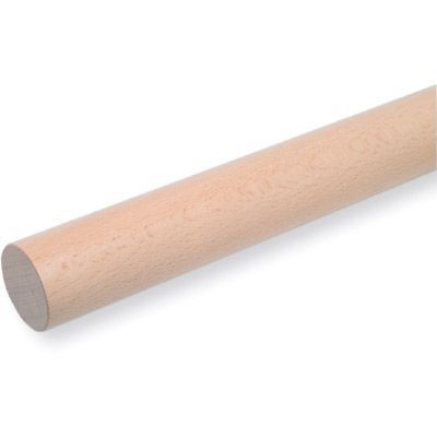 Rampe arrondie hêtre verni 200cm Ø 40 mm Kordo